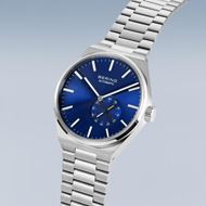 Foto de Reloj Automatic color plata y esfera azul 41mm