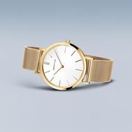 Foto de Reloj Bering Classic dorado esfera blanca 29mm