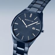 Picture of Reloj Bering ultraslim azul pulido 40mm