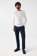 Foto de Pantalón chino slim fit S-Activ azul marino