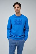 Foto de Sudadera con logo color azul