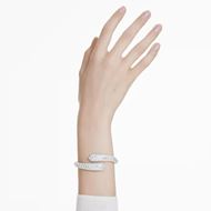 Foto de Brazalete Sublima Crystal Pearl, Talla redonda, Blanco, Baño de rodio