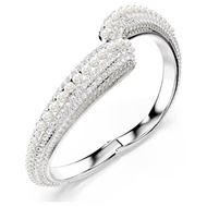 Foto de Brazalete Sublima Crystal Pearl, Talla redonda, Blanco, Baño de rodio