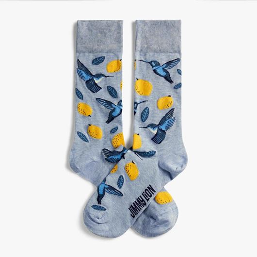 Foto de Calcetines Birds & Lemons azul claro L