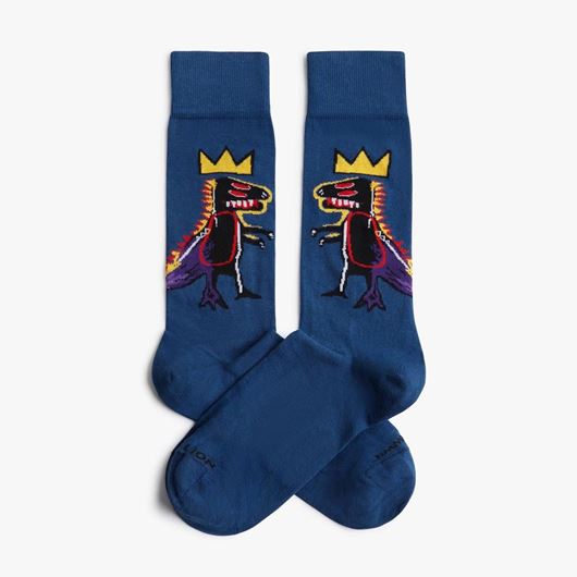 Foto de Calcetines Basquiat Pez Dispenser azul L