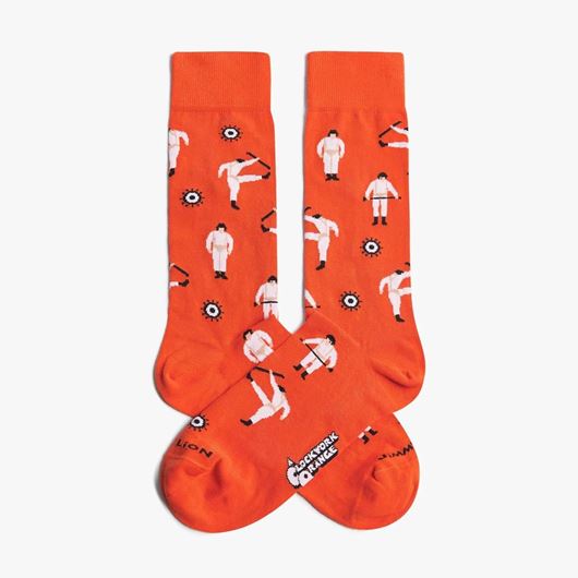 Foto de Calcetines Clockwork Orange Pattern naranja L