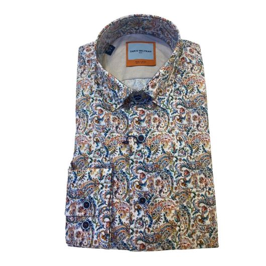 Foto de Camisa slim fit paisley multicolor