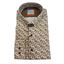 Picture of Camisa regular fit estampado flores azul amarillo ocre