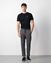 Foto de Pantalón sport micro pata de gallo negro y beige