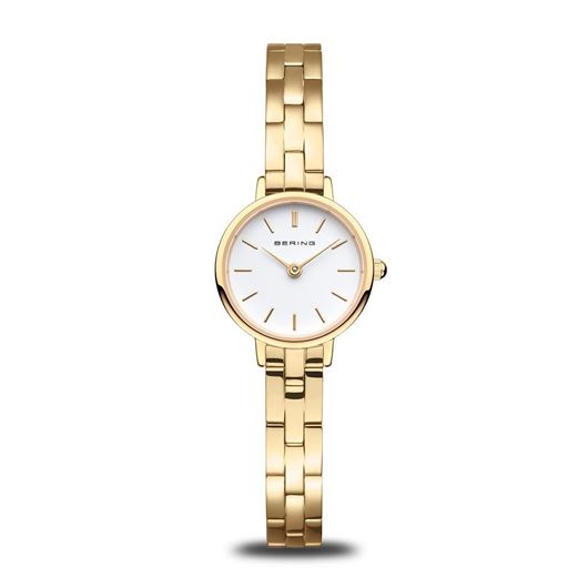 Foto de Reloj Classic dorado con esfera blanca 22mm