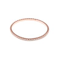 Foto de Pulsera plata chapado rosa circonitas blancas brillantes