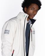 Foto de Chaqueta náutica forro polar interior en blanco roto