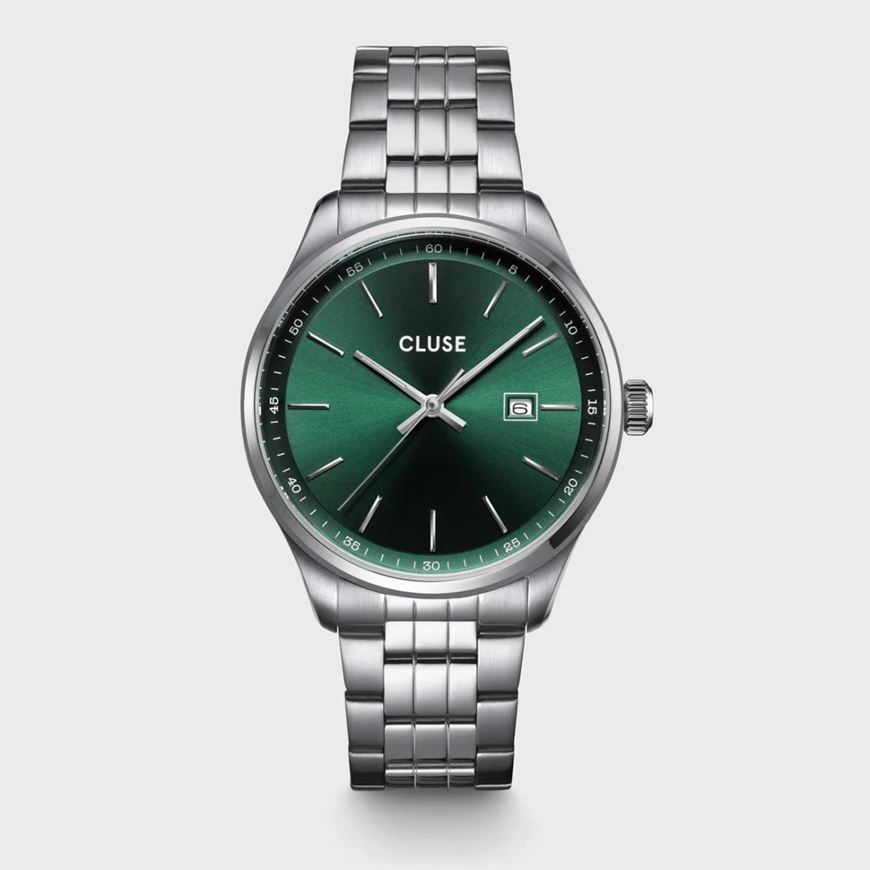 Foto de Reloj Anthéor de acero color plata y verde