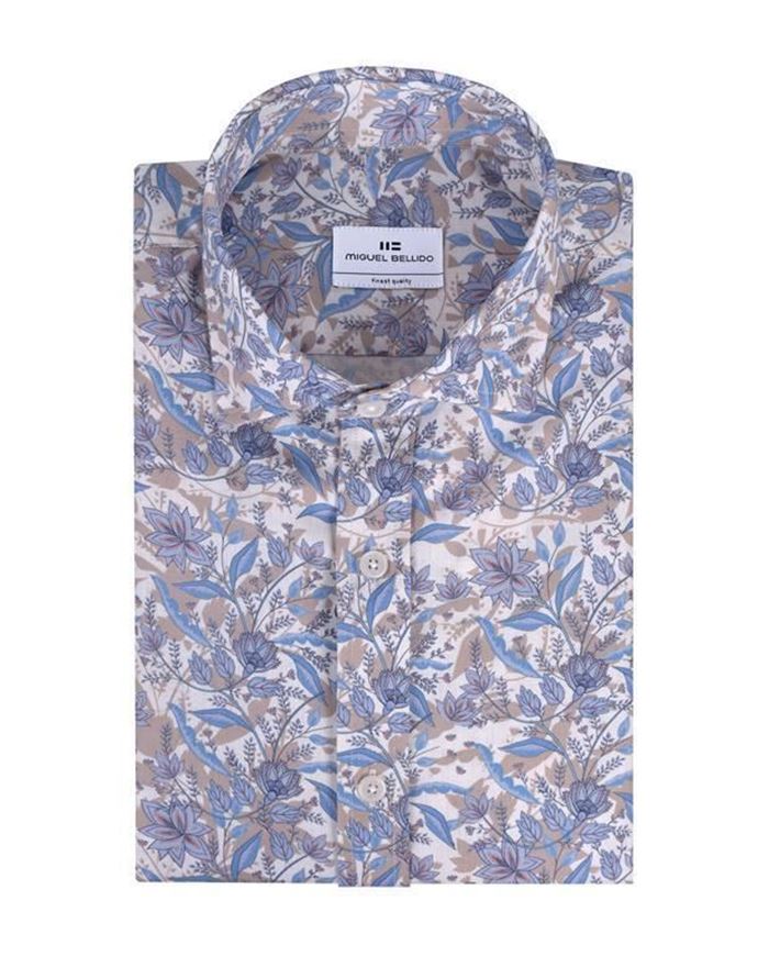 Picture of Camisa estampado floral azul