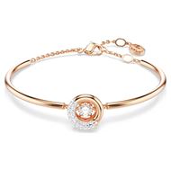 Foto de Brazalete Dextera Talla redonda, Blanco, Baño tono oro rosa