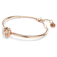 Foto de Brazalete Dextera Talla redonda, Blanco, Baño tono oro rosa