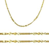 Foto de Cadena oro amarillo 18kt, 45cm, eslabón fantasía