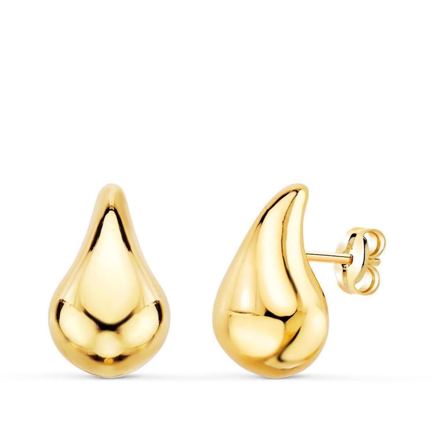 Picture of Pendientes gota oro 18kt 