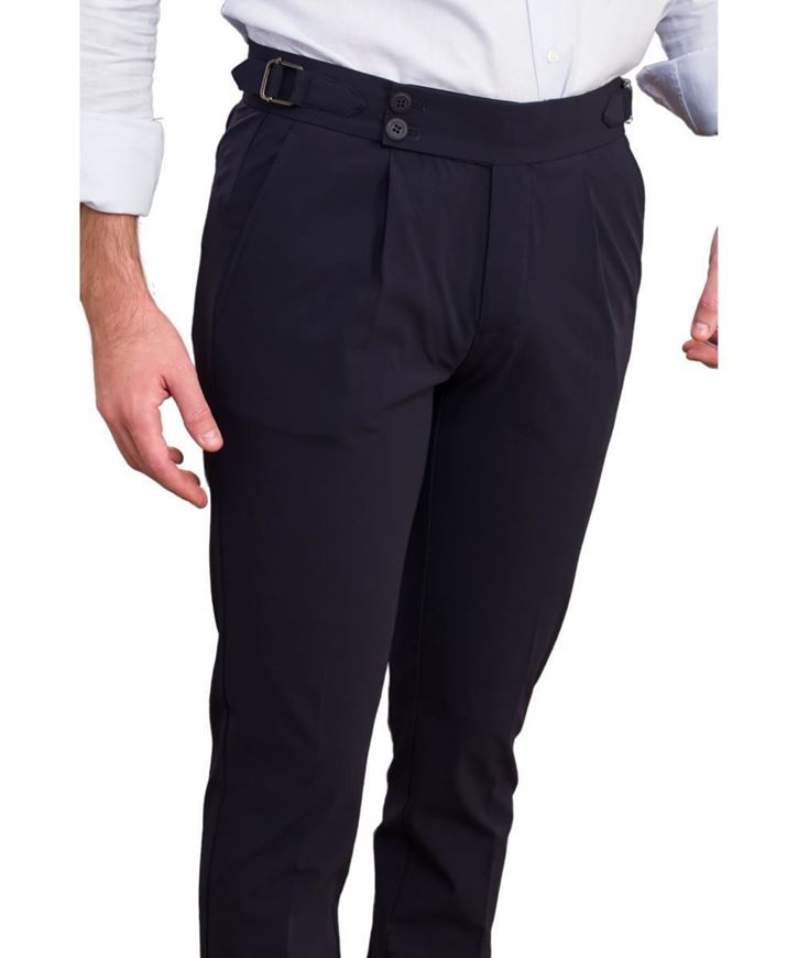 Picture of Pantalón vestir slim fit marino