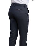 Picture of Pantalón chino vestir slim fit microestructura marino