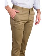 Picture of Pantalón chino vestir slim fit microestructura piedra