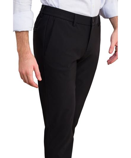 Foto de Pantalón vestir-sport slim fit negro