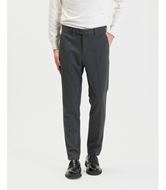 Foto de Pantalón slim fit vestir gris tacto suave