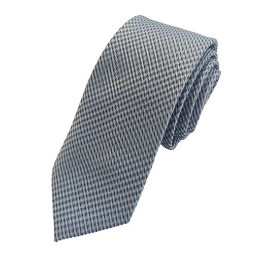 Foto de Corbata microfibra jacquard varios azules claros