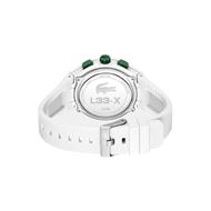 Foto de Reloj Lacoste multifunción correa de silicona blanco y verde