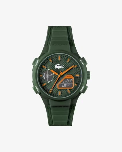 Foto de Reloj Lacsote LC33 Dual Display multifunción Silicona verde