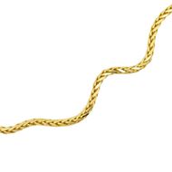 Foto de Cadena de oro amarillo 18kt eslabón espiga, longitud 60cm