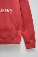 Foto de Sudadera French Terry con capucha roja