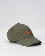 Foto de Gorra verde caqui con logo bordado naranja