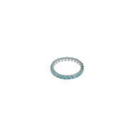 Foto de Sortija Balanced plata rodio circonitas paraiba