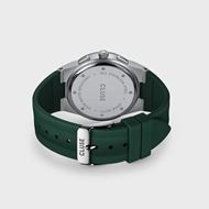 Foto de Reloj Cluse Vigoureux Chrono de silicona color verde y plateado