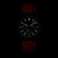 Foto de Reloj Cluse Vigoureux Chrono de silicona color rojo y negro