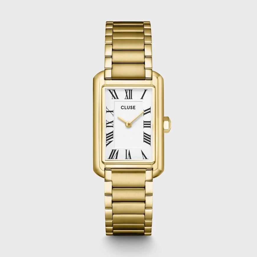 Foto de Reloj Cluse Belisenna Acero, Color Blanco, Dorado