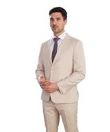 Foto de Traje blanco roto slim fit