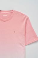 Foto de Camiseta manga corta con efecto degradado color rosa