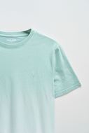 Foto de Camiseta manga corta con efecto degradado color verde agua