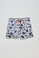 Foto de Bañador estampado figuras off-white y marino