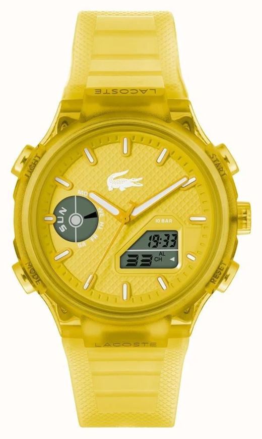 Foto de Reloj Lacoste LC33 Dual Display multifunción Silicona amarillo translúcido