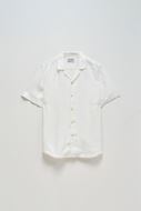 Foto de Camisa manga corta en denim ligero color blanco