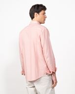 Foto de Camisa lino y algodón rosa lavado