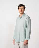 Foto de Camisa lino y algodón verde salvia