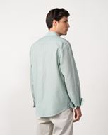 Foto de Camisa lino y algodón verde salvia