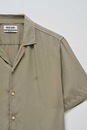 Picture of Camisa bowling verde caqui en tencel