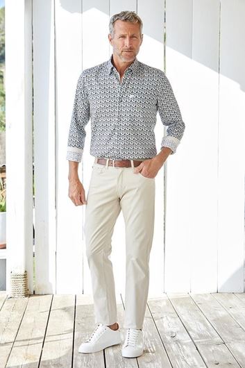 Foto de Pantalón 5 bolsillos beige modern fit