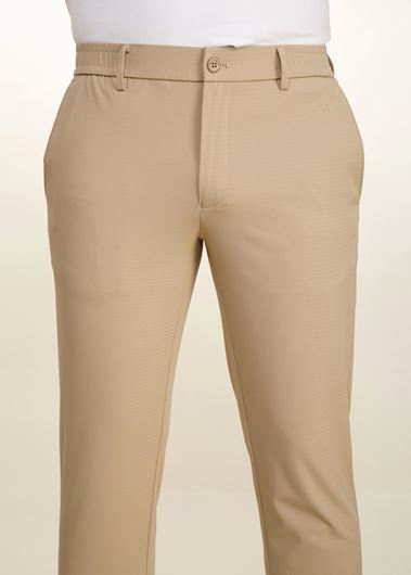 Picture of Pantalón vestir-sport slim fit color beige