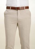 Foto de Pantalón vestir microtextura color arena